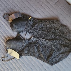 Black All over lace lingerie